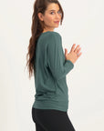 Budhi Yoga Langarmshirt - Forest