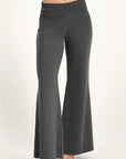 Flow Wide Yoga Pants - Ash