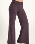 Flow Wide Yoga Pants - Berry