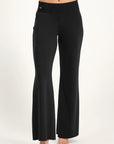 Flow Wijde Yoga Broek - Onyx Black