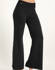 Flow Wijde Yoga Broek - Onyx Black