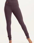 Gaia Yoga Leggings - Berry