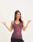 Hamsa Core Yoga-Tank- Mauve