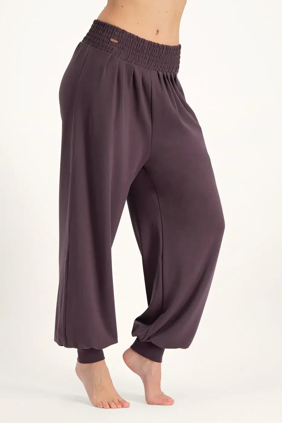 Harem Pants Vegan Yoga Clothing Jaya Wide Yoga Harem Pants – Berry