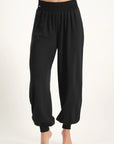 Jaya Summer Yoga Harem Pants - Onyx Black