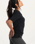 Kami Yoga Tee - Onyx Black