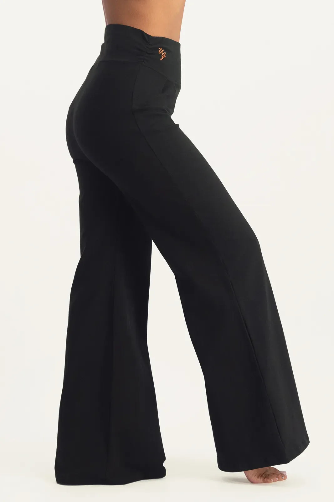 Maeve Wide Leg Yoga Pants Onyx Black %%page%% %%sep%% %%sitename