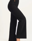 Maeve Weite Yogahose - Onyx Black
