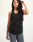 Maya Yoga Tank - Onyx Black