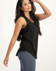 Maya Yoga Tank - Onyx Black