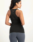 Metatron Core Yoga Tank - Onyx Black