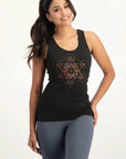 Metatron Core Yoga Tank - Onyx Black