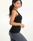 Metatron Core Yoga Tank - Onyx Black