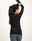 Namaste Core Yoga Longsleeve – Onyx Black