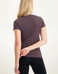 Namaste Core Yoga Tee - Berry