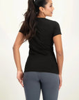 Namaste Core Yoga Tee - Onyx Black