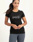 Namaste Core Yoga Tee - Onyx Black