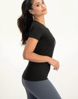 Namaste Core Yoga Tee - Onyx Black