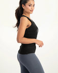 Namaste Core Yoga Tank - Onyx Black