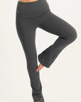 Pranafied Flare Yoga Pants- Ash