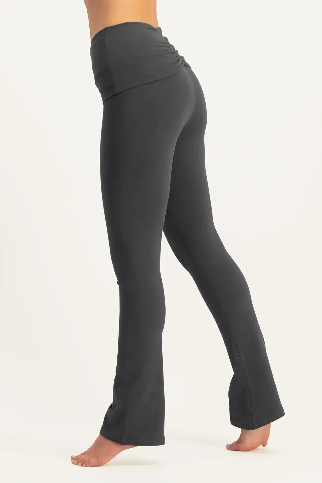 Flare Yoga Pants with High Waist Pranafied Ash %%page%% %%sep