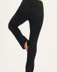 Pranafied Flared Yoga Pants - Onyx Black