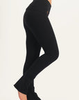 Pranafied Flared Yoga Pants - Onyx Black