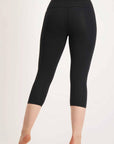 Satya Yoga Capri Leggings - Urban Black