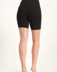 Sati Yoga Biker Shorts - Onyx Black