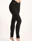 Sati High Waist Yoga Legging - Onyx Black