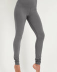Satya Yoga Legging - Charcoal