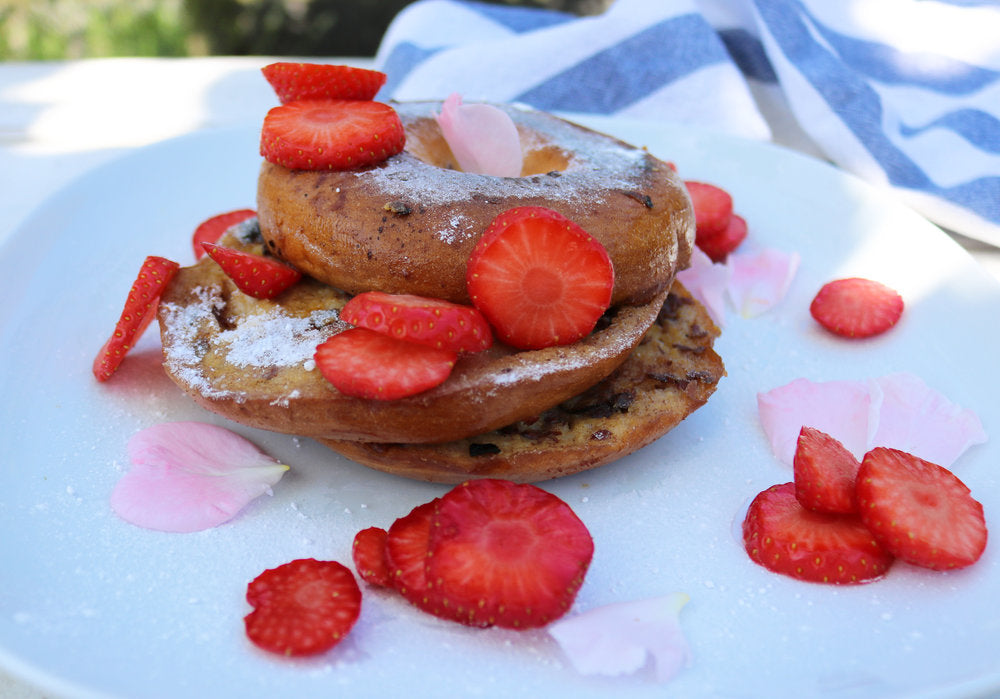 Vegan French Bagel Toast