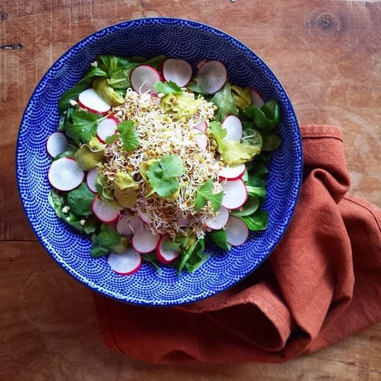 Sprouts, Radishes & Avocado Cream by Irina Verwer
