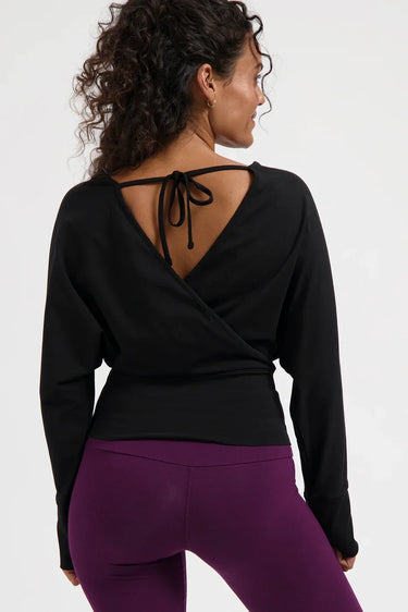 Ala Yoga Longsleeve - Onyx Black