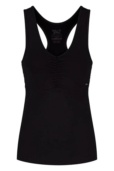Anjea Yoga Sport Top - Onyx Black