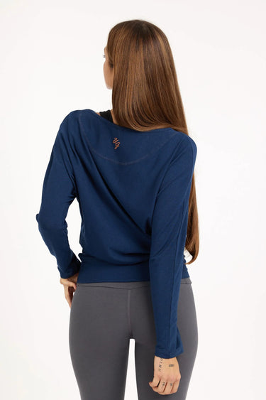 Budhi Longsleeve Yoga Shirt - Midnight