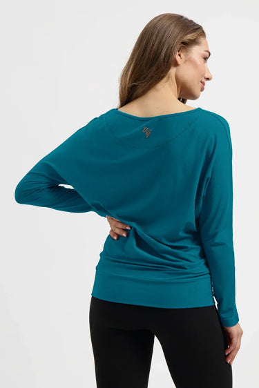 Budhi Longsleeve Yoga Shirt - Riverstone