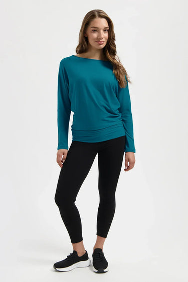 Budhi Longsleeve Yoga Shirt - Riverstone