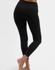 Isara 7/8 Yoga Legging  - Onyx Black