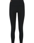 Isara 7/8 Yoga Legging  - Onyx Black