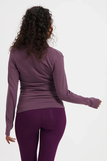 Ishtar Longsleeve Yoga Top - Berry