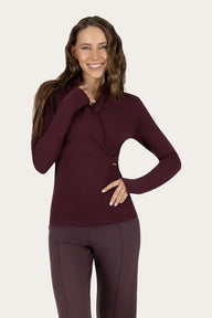 Ishtar Langarm-Yoga-Shirt - Fig