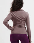 Ishtar Langarm-Yoga-Shirt - Onyx Black