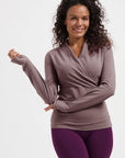 Ishtar Langarm-Yoga-Shirt - Onyx Black