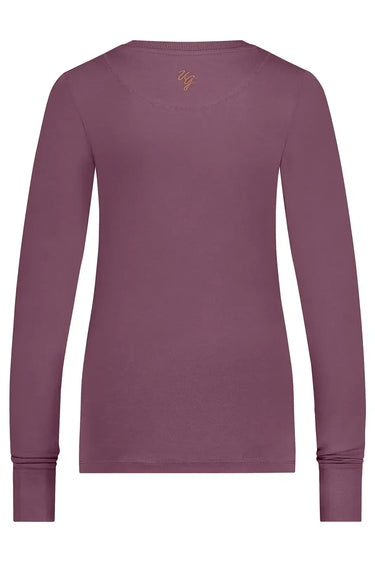 Karuna OM Yoga Longsleeve Shirt  - Mauve