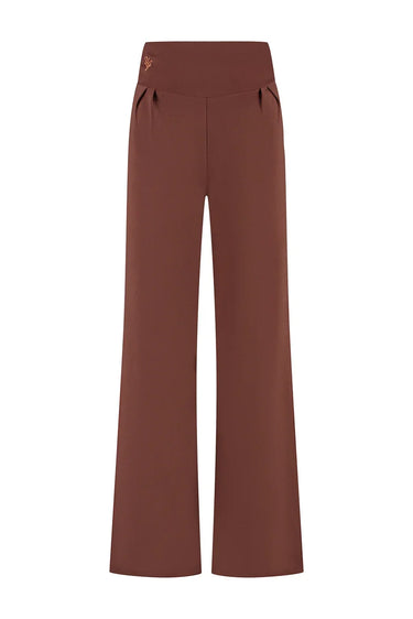 Maeve Wijde Yoga Broek - Marron