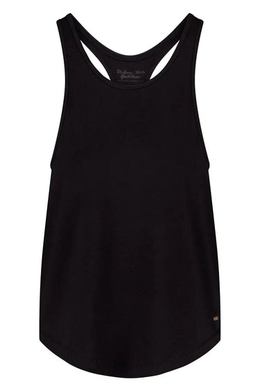 Maya Yoga Tank - Onyx Black