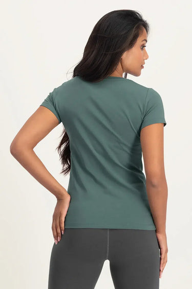 Om Core Yoga Tee - Forest