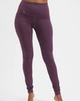 Surya Yoga Leggings - Berry