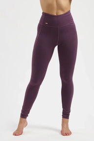 Tara Pocket Yoga Legging - Berry
